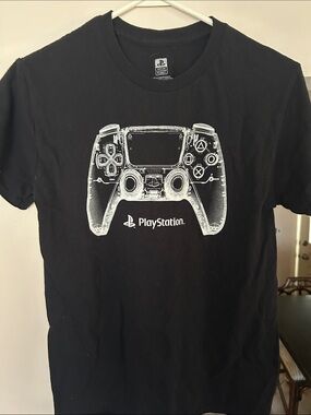 Sony Black PlayStation Controller Graphic T-Shirt